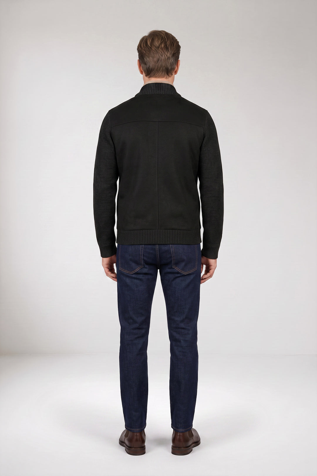 Licht gewatteerd Flanel Vest - Donkergrijs