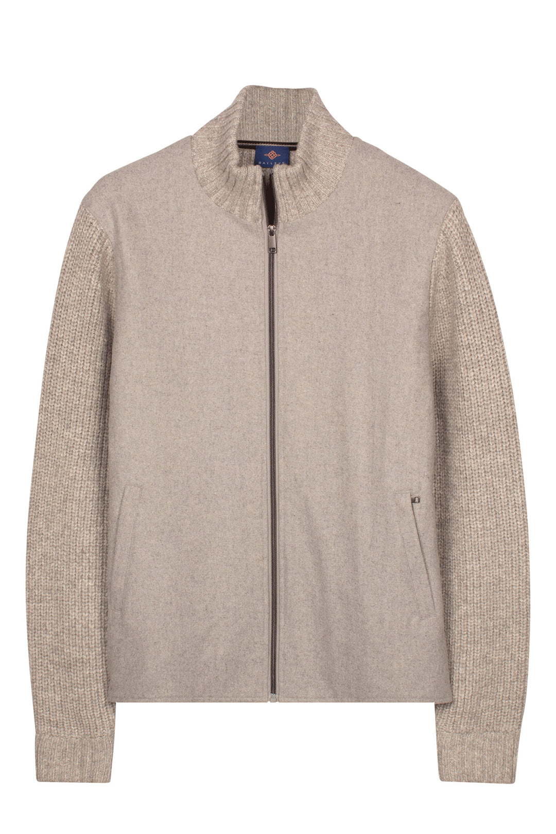 Licht Gewatteerd Knit Vest - Beige