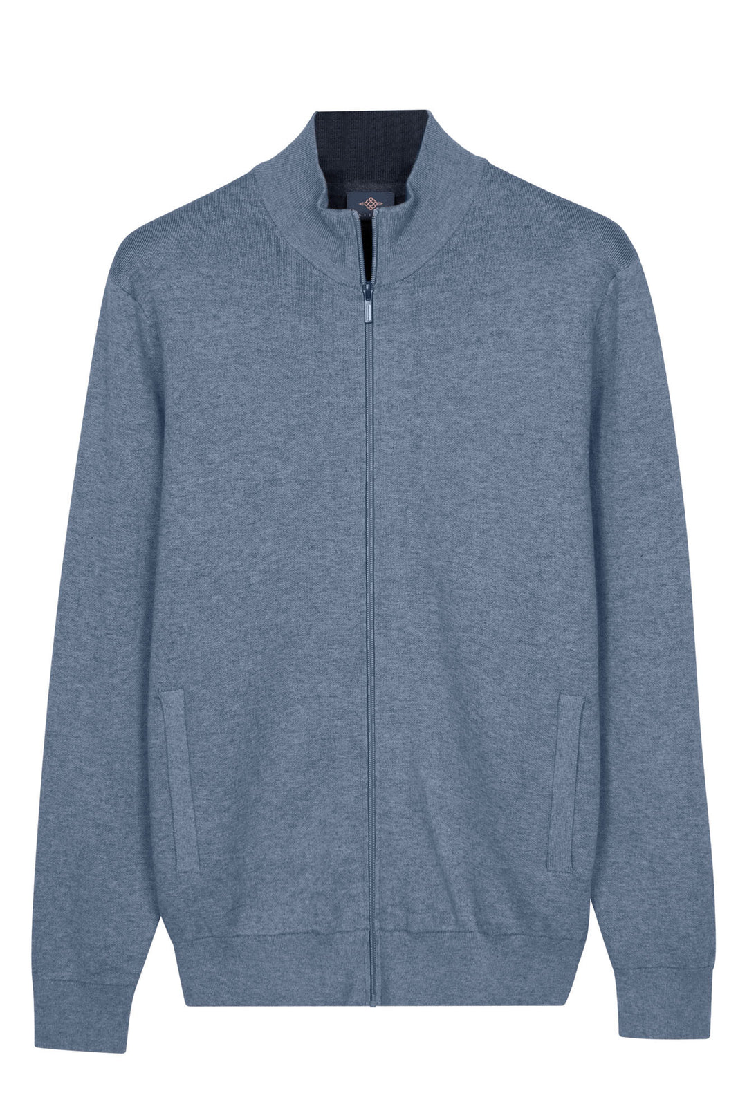Cotton-Cashmere Cardigan - Light Blue
