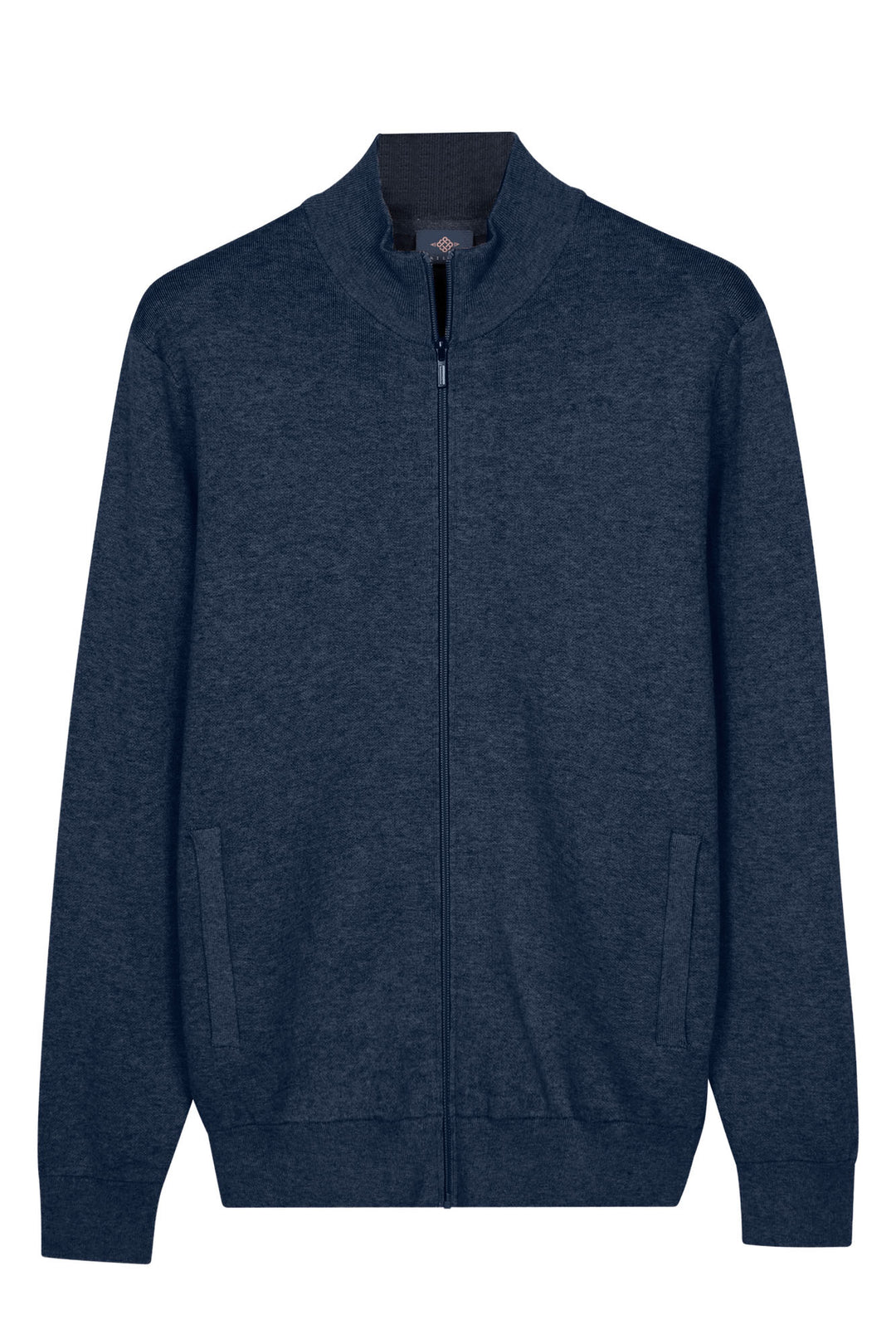 Cotton-Cashmere Cardigan - Denim Blue