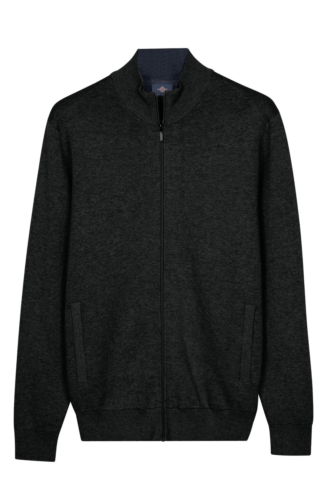 Cotton-Cashmere Cardigan - Dark Grey