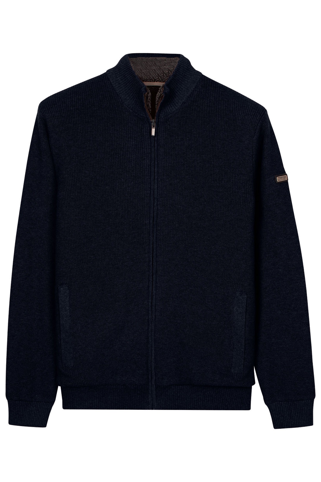 Gevoerd Katoen-Cashmere Vest - Blauw