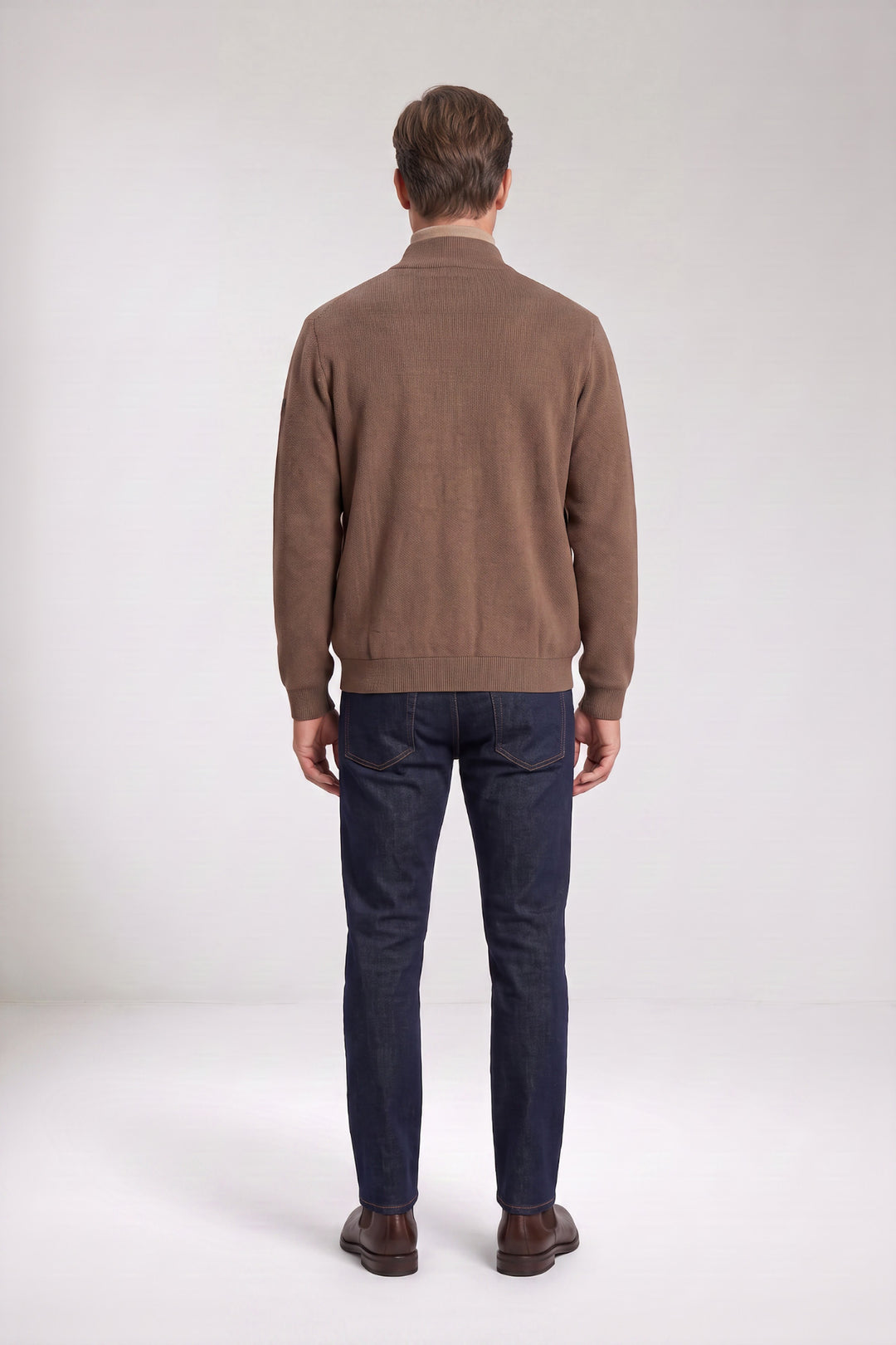 Lined Cotton-Cashmere Cardigan - Taupe