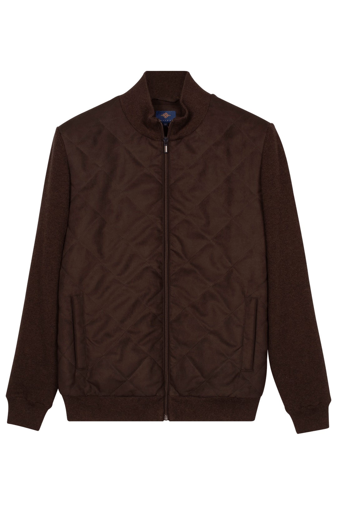 Padded Cotton-Cashmere Vest - Brown