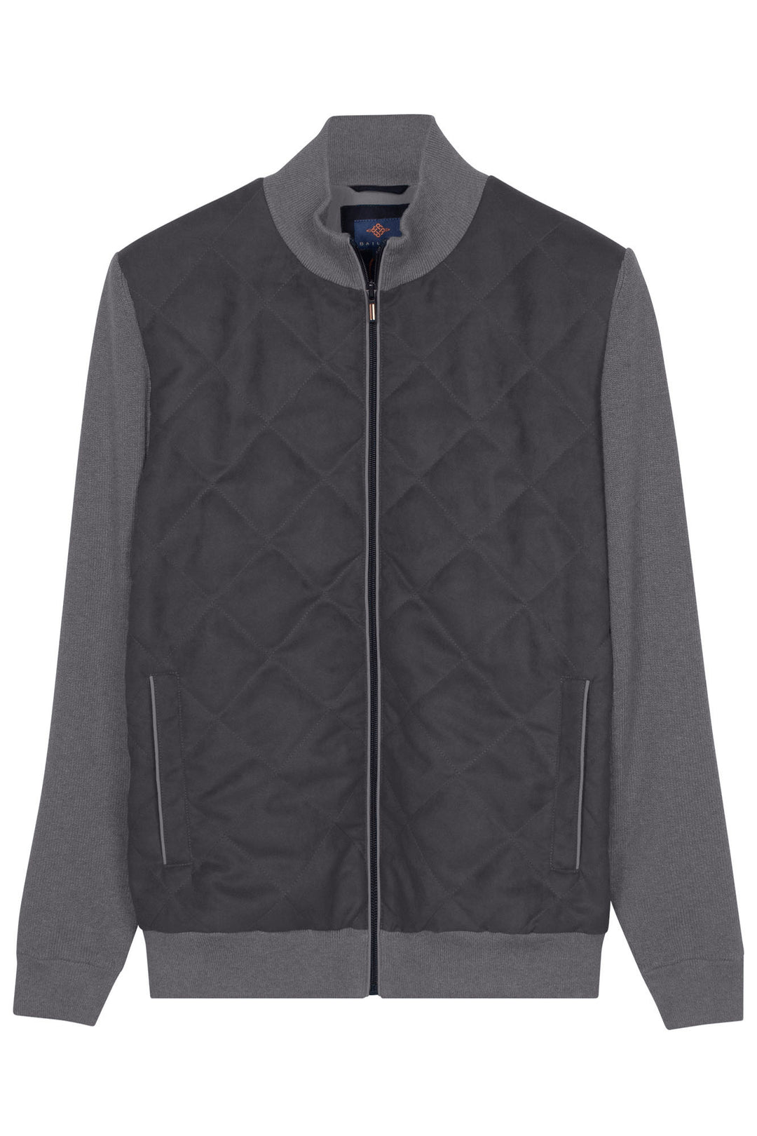 Quilted Cotton-Cashmere Vest - Dark Grey