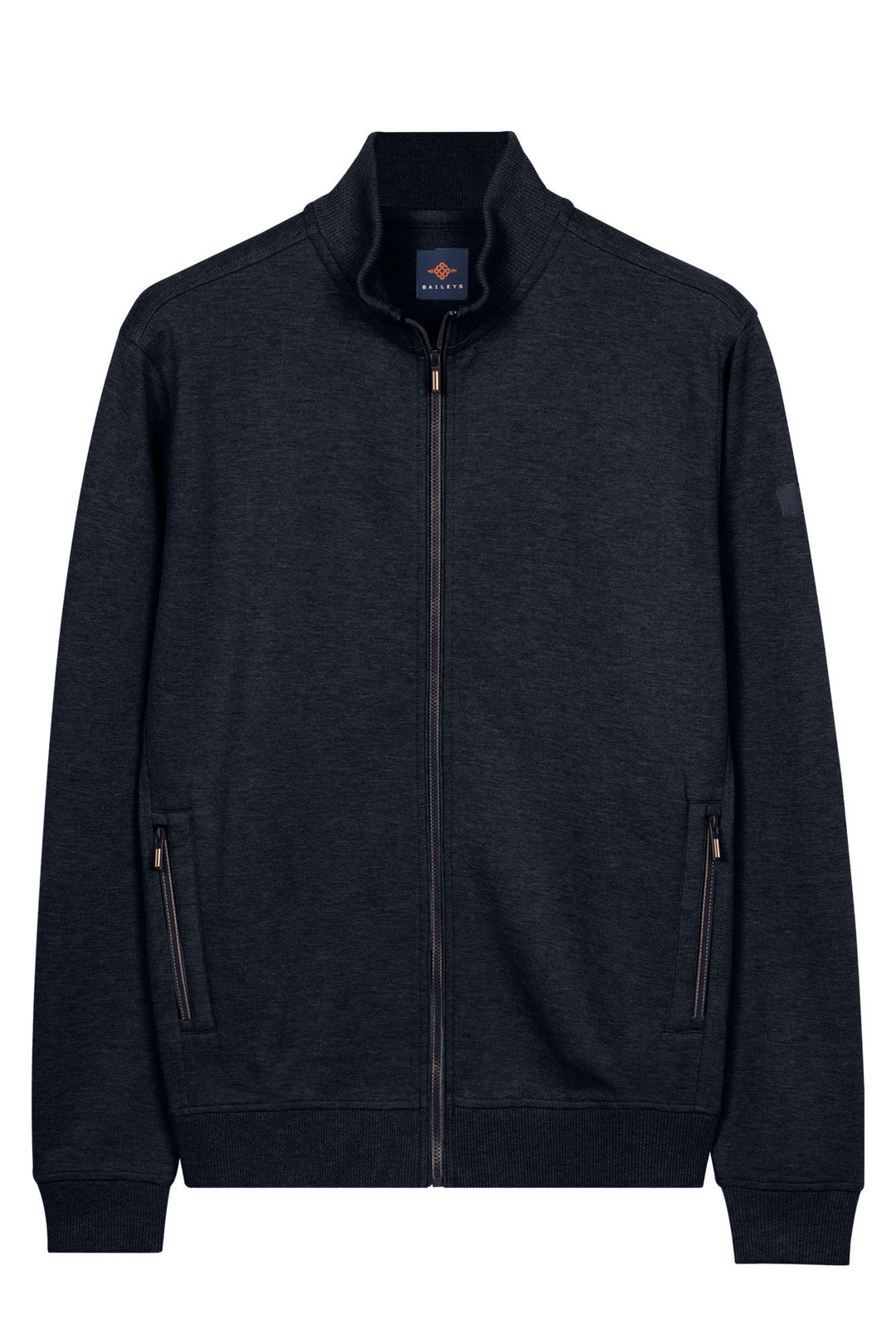 Double Face Sweatvest - Blauw