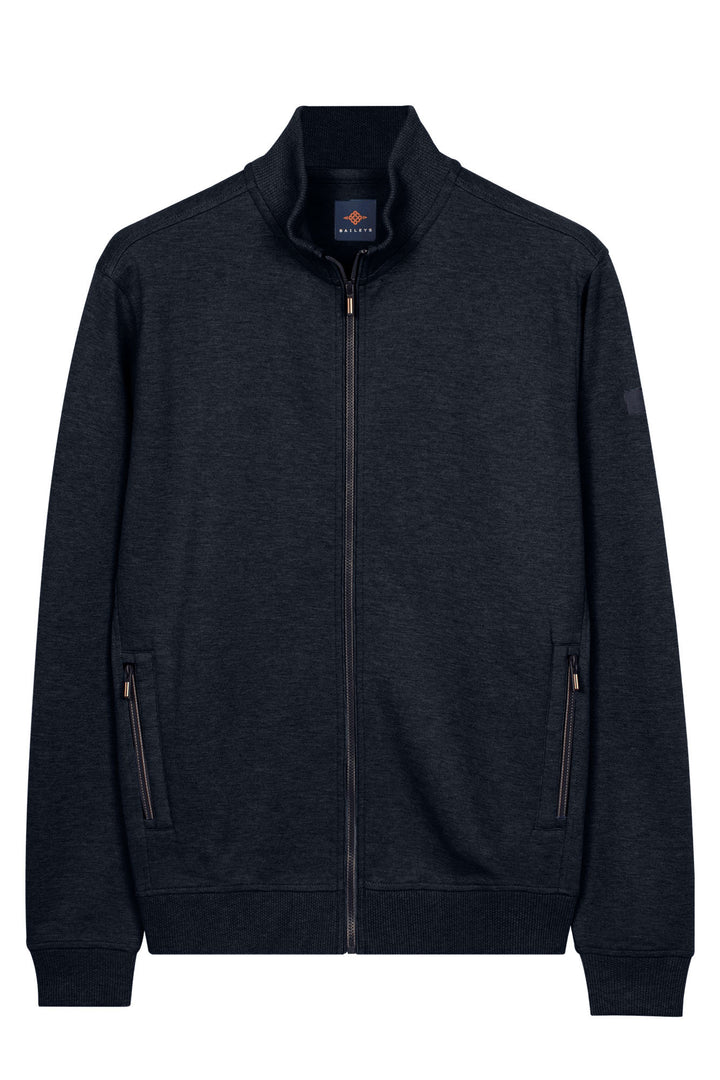 Double Face Sweatvest - Blauw