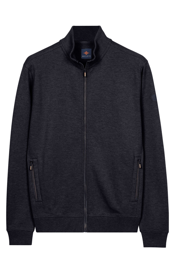Double Face Sweat Jacket - Dark Grey
