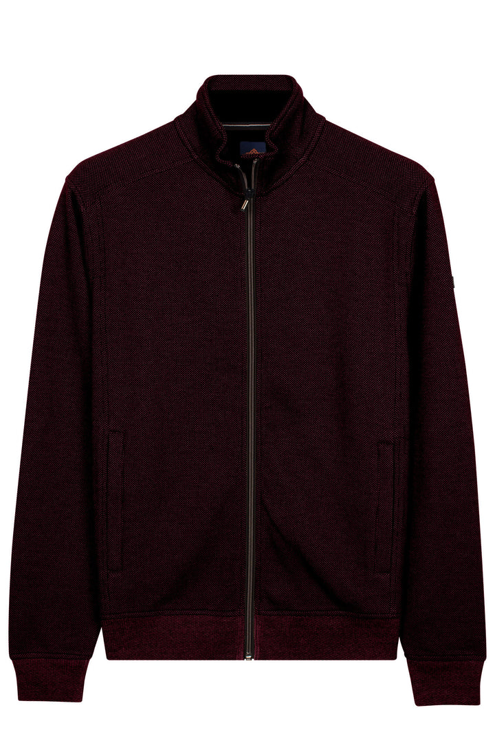 Two-tone Jacquard vest - Paars