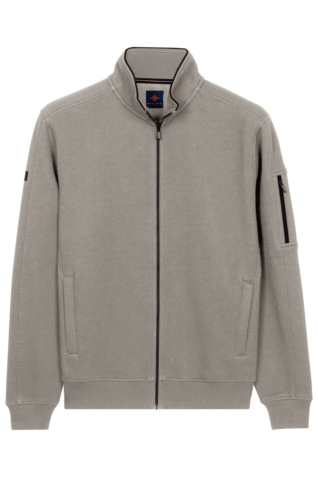 Jacquard Sweatvest - Beige