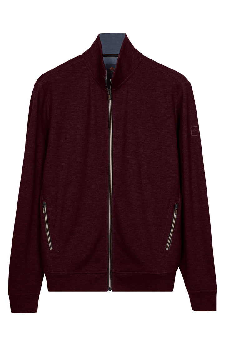 Sweatvest met Contrastdetails - Rood
