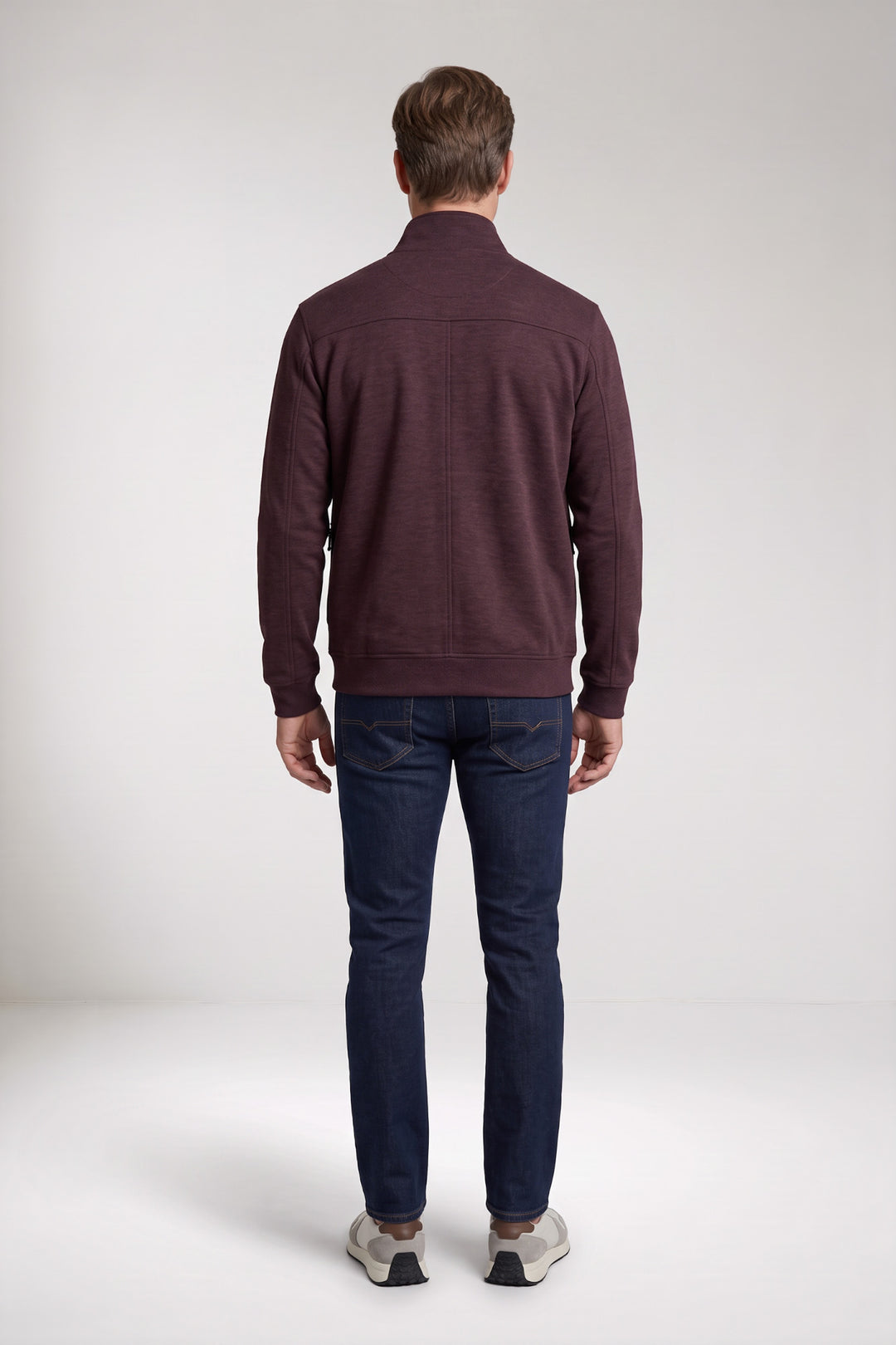 Sweatvest met Contrastdetails - Rood