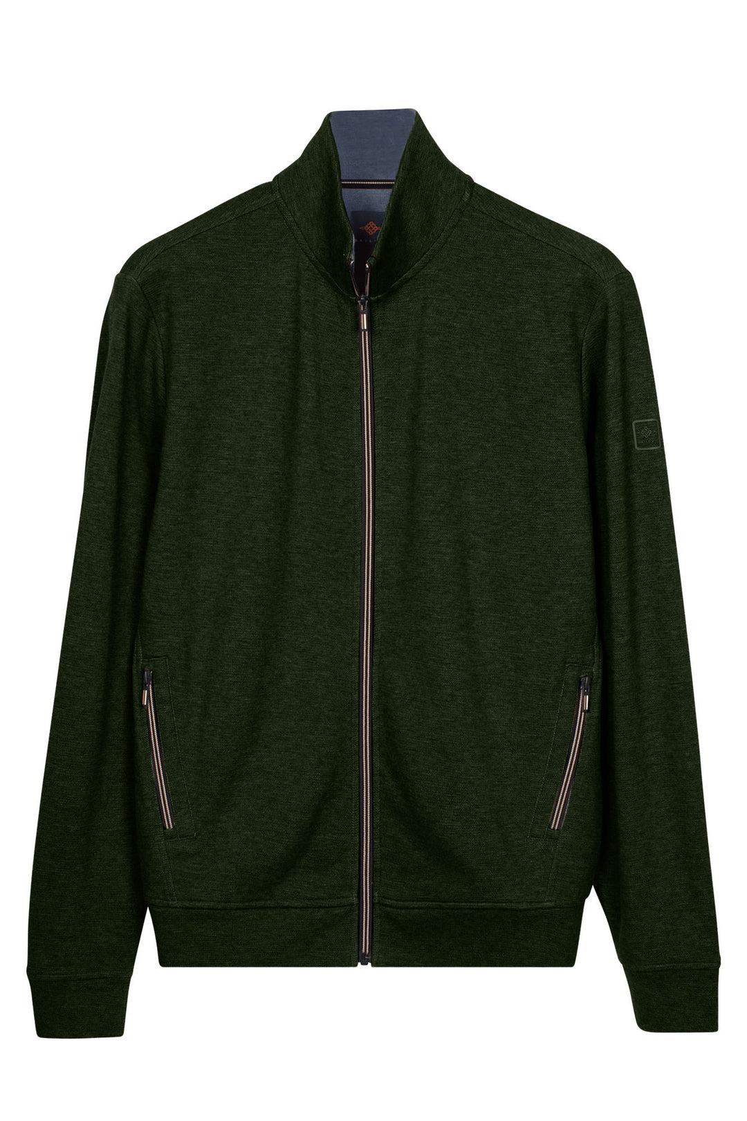 Sweat Vest with Contrast Details - Green