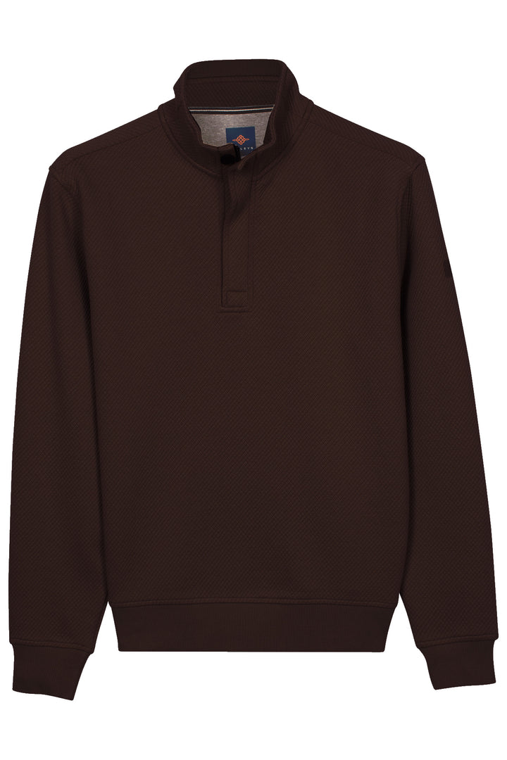 Jacquard Half-Zip Sweater - Bruin