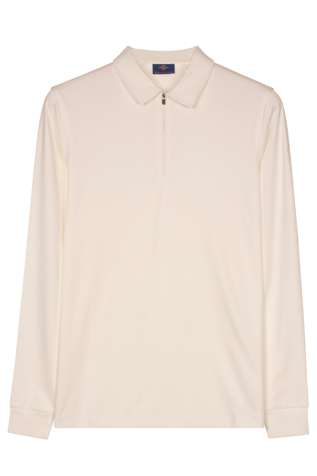 Half-Zip Polo Shirt - White