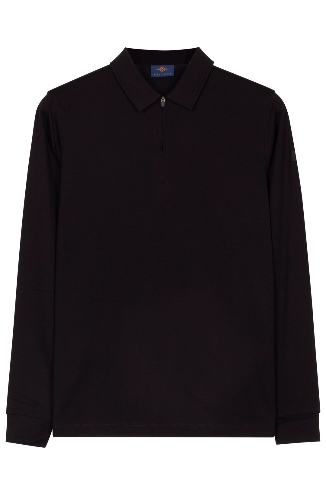 Poloshirt met Half-Zip - Blauw