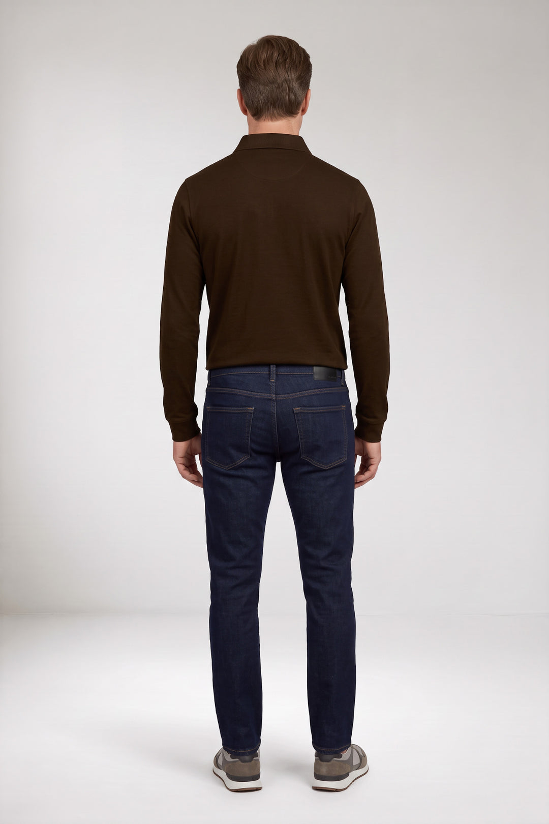 Katoenmix Poloshirt - Bordeaux