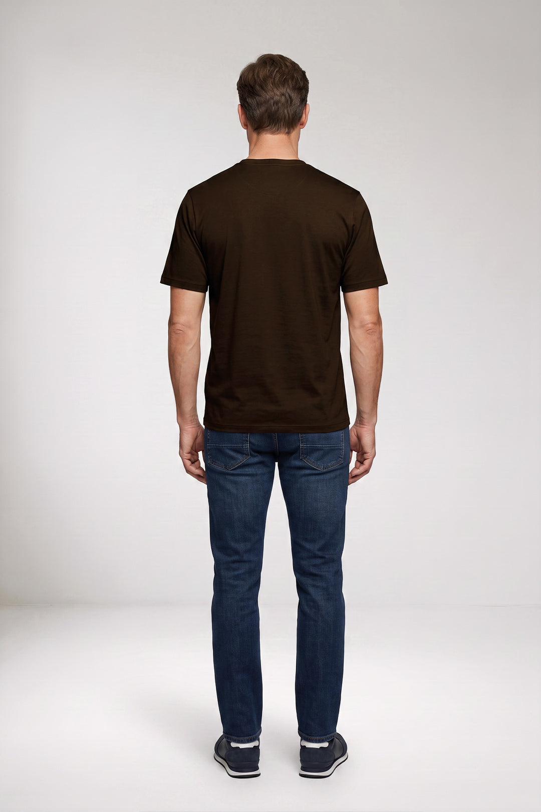 Katoenmix T-shirt - Paars