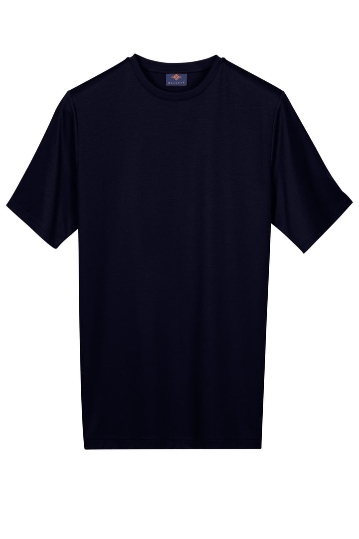 Katoenmix T-shirt - Blauw