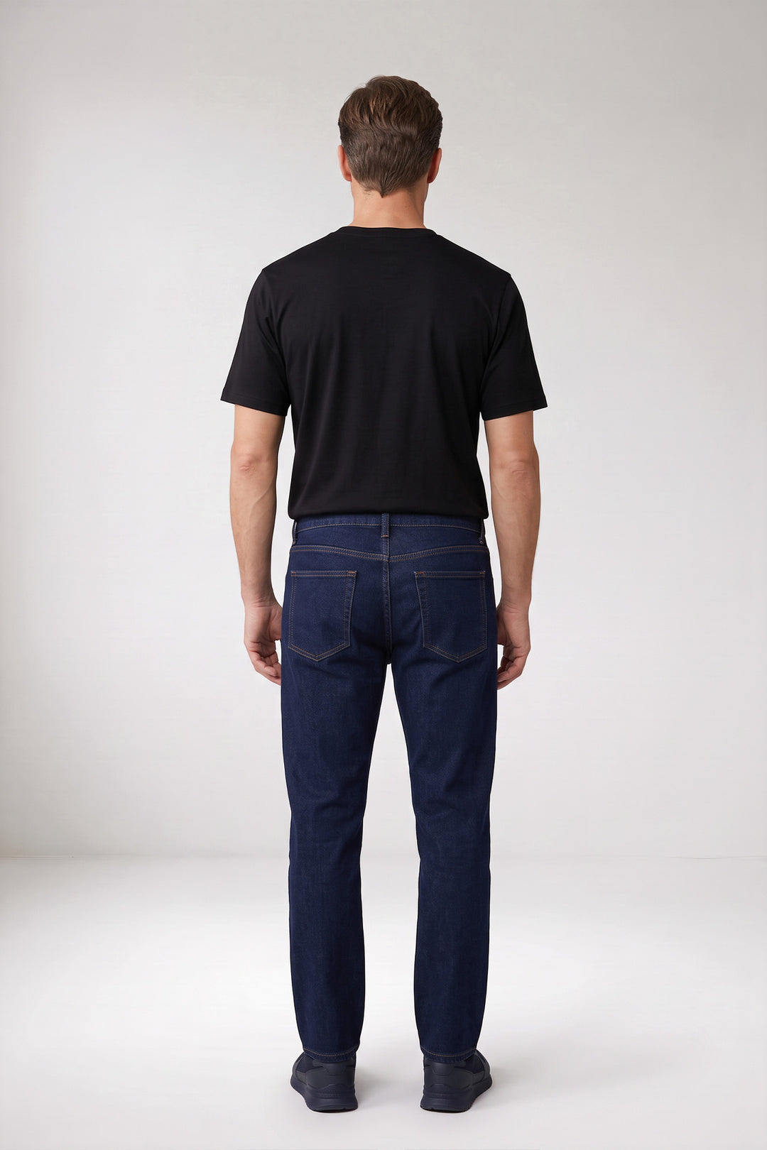 Cotton-blend T-shirt - Black