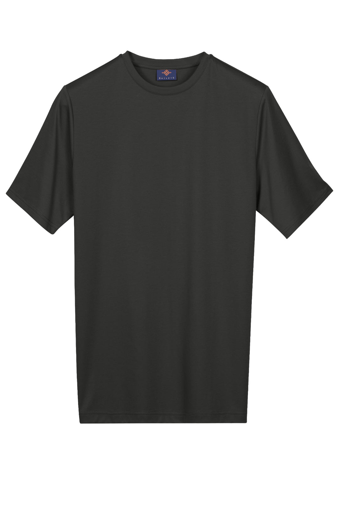 Katoenmix T-shirt - Donkergrijs
