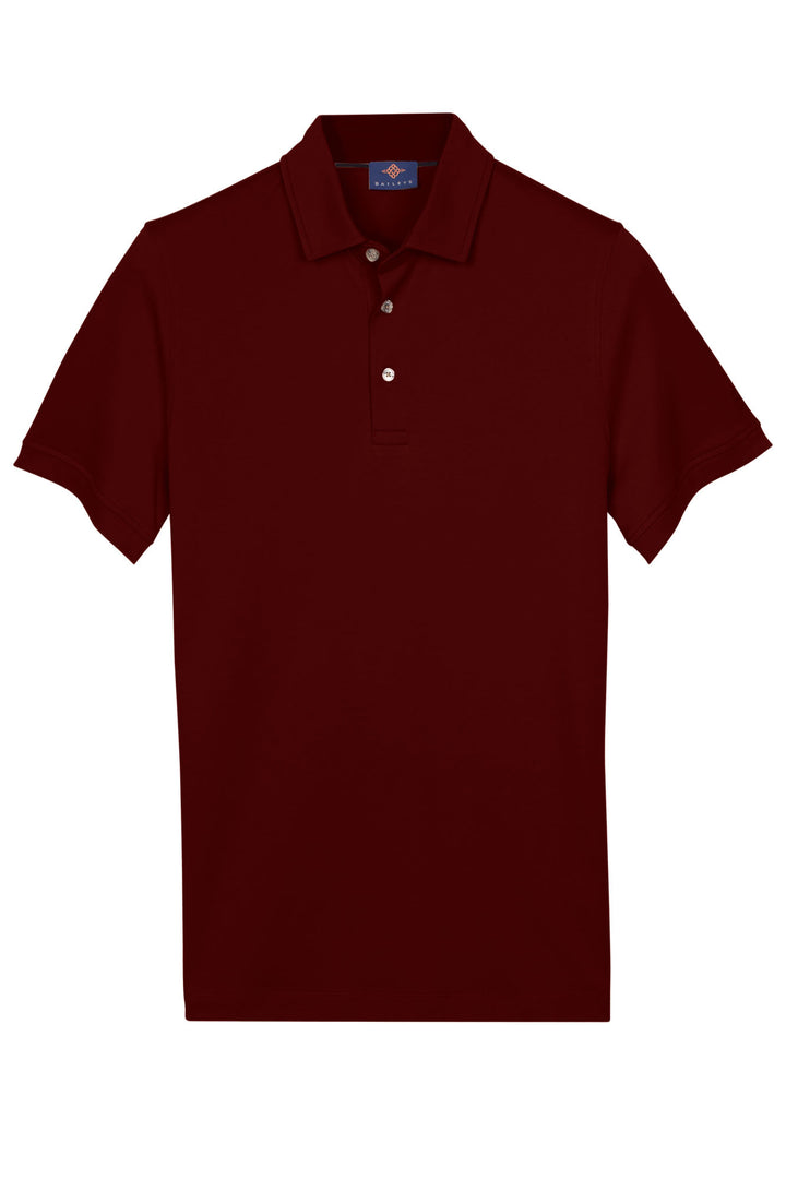 Katoenmix Polo - Bordeaux
