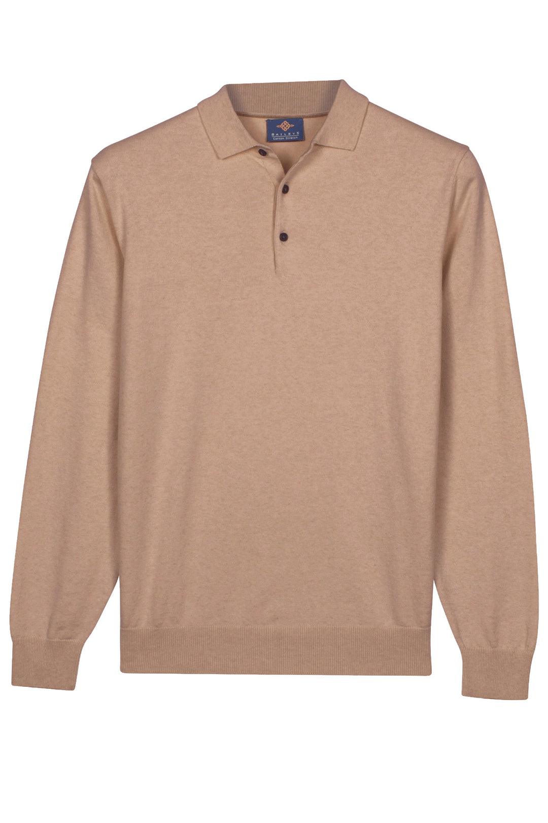 Basic Polo Pullover - Taupe