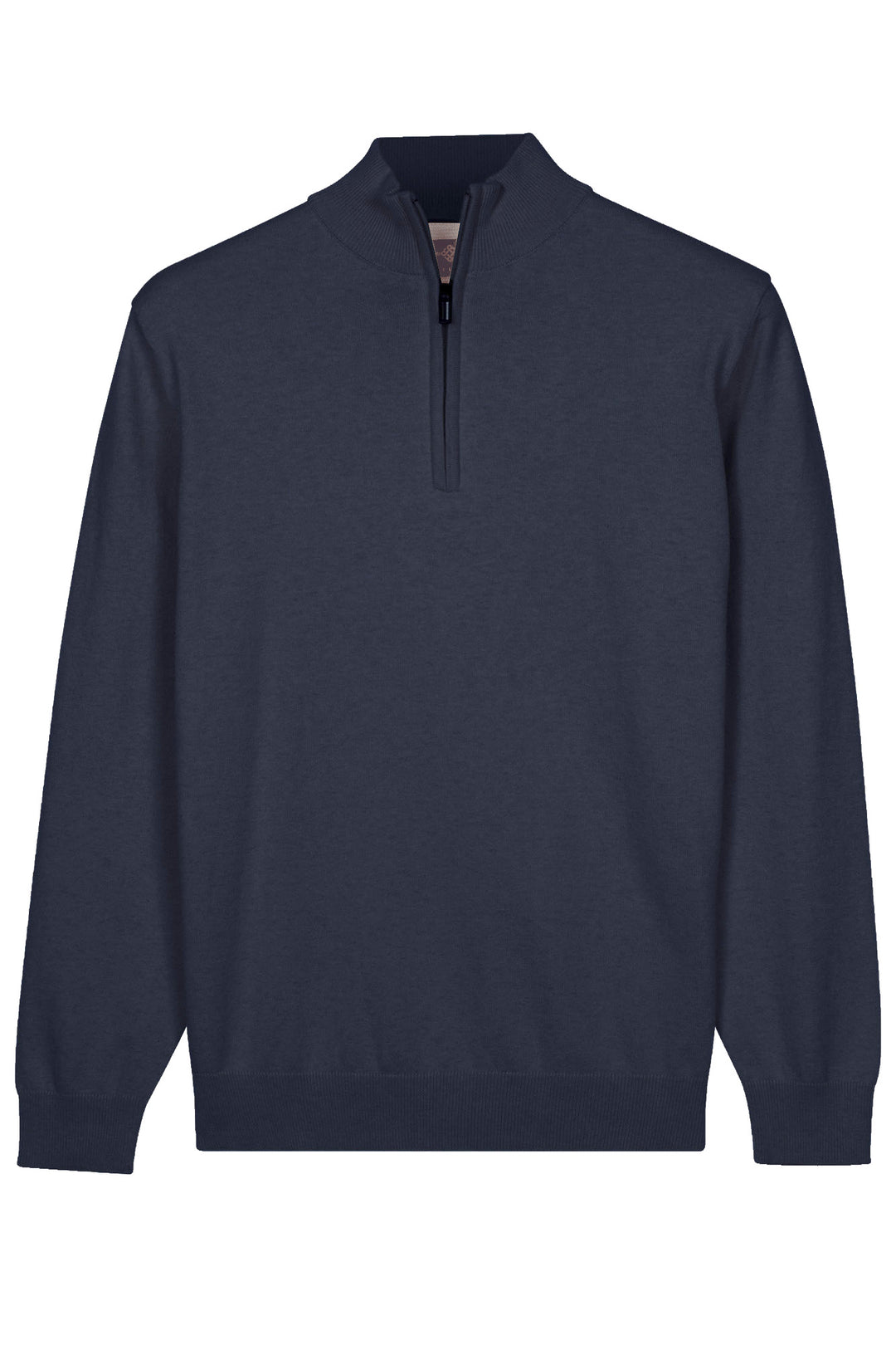 Basic Half-Zip Pullover - Dark Blue